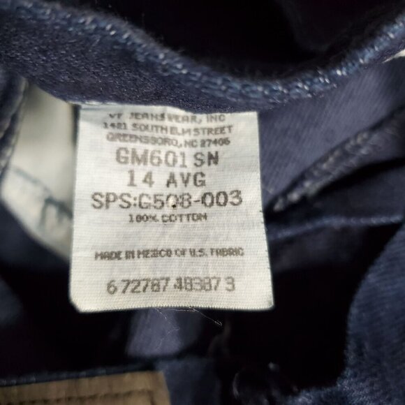 VTG Gitano Jeans Womens 14 Avg Relaxed Fit Navy Y2K 80s 90s Mom Jeans High Rise - Picture 10 of 10